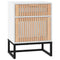 vidaXL Bedside Cabinets 2 pcs White 40x30x55.5 cm Engineered Wood&Iron