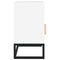 vidaXL Bedside Cabinets 2 pcs White 40x30x55.5 cm Engineered Wood&Iron