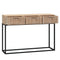 vidaXL Console Table 105x30x75 cm Engineered Wood and Iron