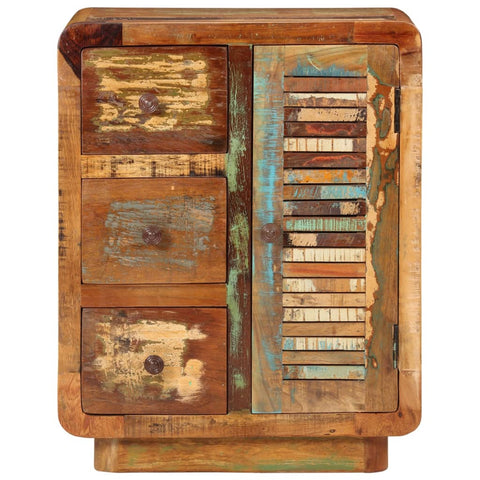 vidaXL Sideboard with 3 Drawers 55x30x70 cm Solid Wood Reclaimed