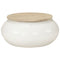 vidaXL Coffee Table White 51x51x27 cm Solid Wood Mango