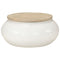 vidaXL Coffee Table White 51x51x27 cm Solid Wood Mango