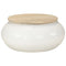 vidaXL Coffee Table White 51x51x27 cm Solid Wood Mango