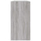 vidaXL Book Cabinet/Sideboard Grey Sonoma 50x25x80 cm Engineered Wood