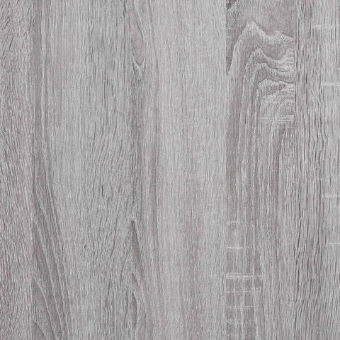 vidaXL Book Cabinet/Sideboard Grey Sonoma 50x25x80 cm Engineered Wood