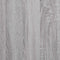 vidaXL Book Cabinet/Sideboard Grey Sonoma 50x25x80 cm Engineered Wood