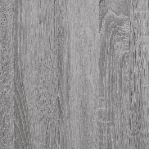 vidaXL CD Wall Shelf Grey Sonoma 100x18x18 cm Engineered Wood