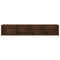 vidaXL CD Wall Shelf Brown Oak 100x18x18 cm Engineered Wood