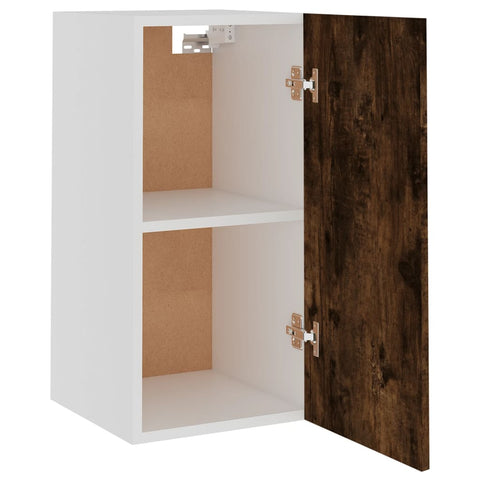 vidaXL Hanging Cabinet Lyon Smoked Oak 29.5x31x60 cm Engineered Wood