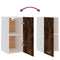 vidaXL Hanging Cabinet Lyon Smoked Oak 29.5x31x60 cm Engineered Wood