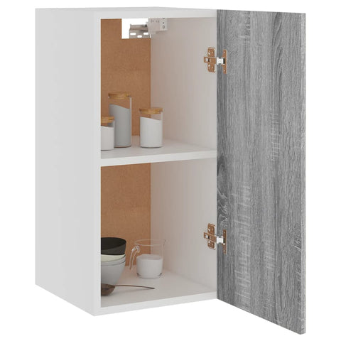 vidaXL Hanging Cabinet Lyon Grey Sonoma 29.5x31x60 cm Engineered Wood
