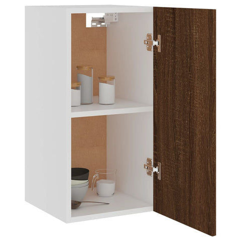 vidaXL Hanging Cabinet Lyon Brown Oak 29.5x31x60 cm Engineered Wood