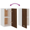 vidaXL Hanging Cabinet Lyon Brown Oak 29.5x31x60 cm Engineered Wood