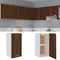 vidaXL Hanging Cabinet Lyon Brown Oak 29.5x31x60 cm Engineered Wood