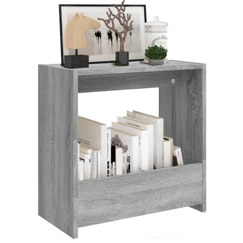 vidaXL Side Table Grey Sonoma 50x26x50 cm Engineered Wood