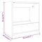 vidaXL Side Table Grey Sonoma 50x26x50 cm Engineered Wood