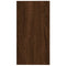vidaXL Side Table Brown Oak 50x26x50 cm Engineered Wood