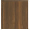vidaXL Side Table Brown Oak 59x36x38 cm Engineered Wood