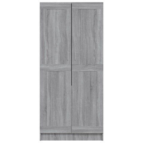 vidaXL Wardrobe Grey Sonoma 82.5x51.5x180 cm Engineered Wood