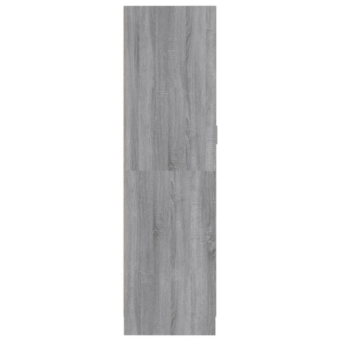 vidaXL Wardrobe Grey Sonoma 82.5x51.5x180 cm Engineered Wood