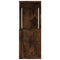 vidaXL Book Cabinet/Room Divider Smoked Oak 80x24x63 cm