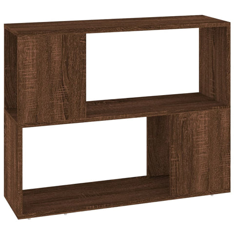vidaXL Book Cabinet/Room Divider Brown Oak 80x24x63 cm