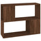 vidaXL Book Cabinet/Room Divider Brown Oak 80x24x63 cm