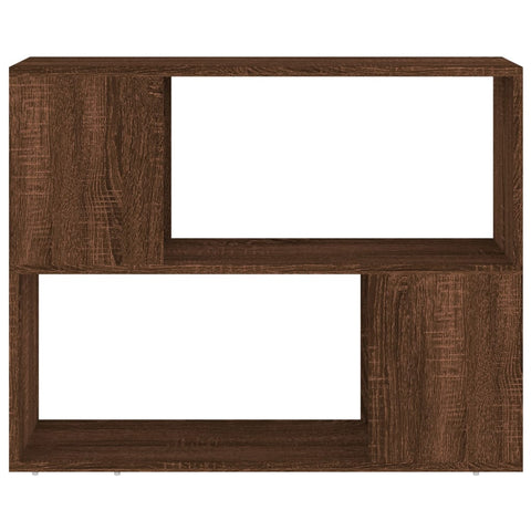 vidaXL Book Cabinet/Room Divider Brown Oak 80x24x63 cm