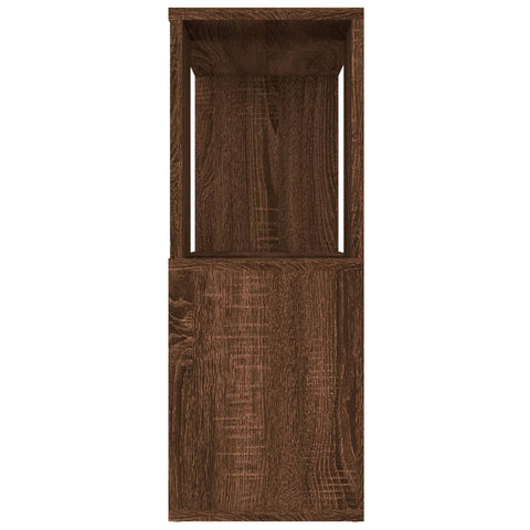 vidaXL Book Cabinet/Room Divider Brown Oak 80x24x63 cm
