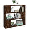 vidaXL Book Cabinet/Room Divider Smoked Oak 100x24x94 cm