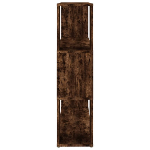 vidaXL Book Cabinet/Room Divider Smoked Oak 100x24x94 cm
