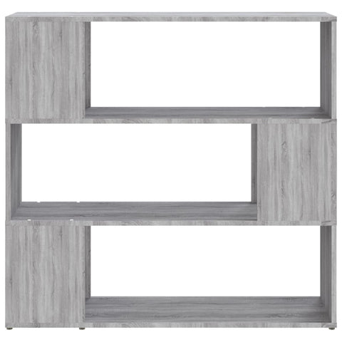vidaXL Book Cabinet/Room Divider Grey Sonoma 100x24x94 cm