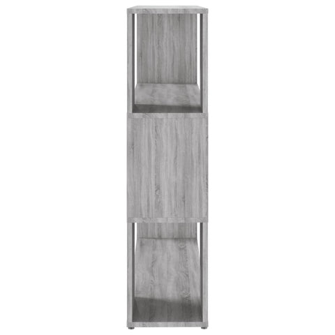 vidaXL Book Cabinet/Room Divider Grey Sonoma 100x24x94 cm