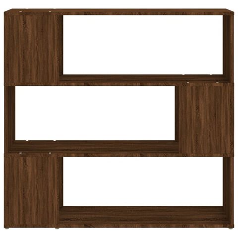 vidaXL Book Cabinet/Room Divider Brown Oak 100x24x94 cm