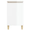 vidaXL Bedside Cabinets 2 pcs High Gloss White 40x35x70 cm Engineered Wood