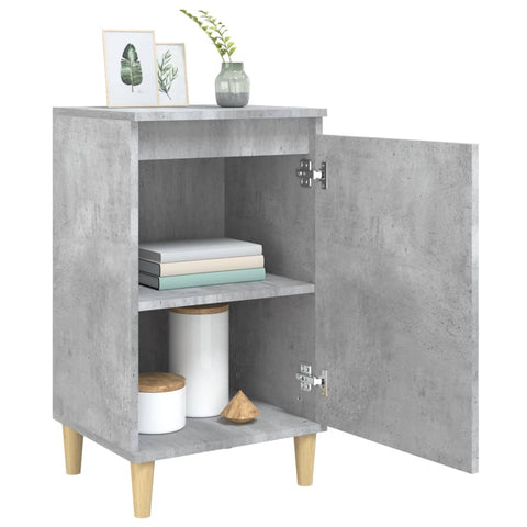 vidaXL Bedside Cabinets 2 pcs Concrete Grey 40x35x70 cm Engineered Wood