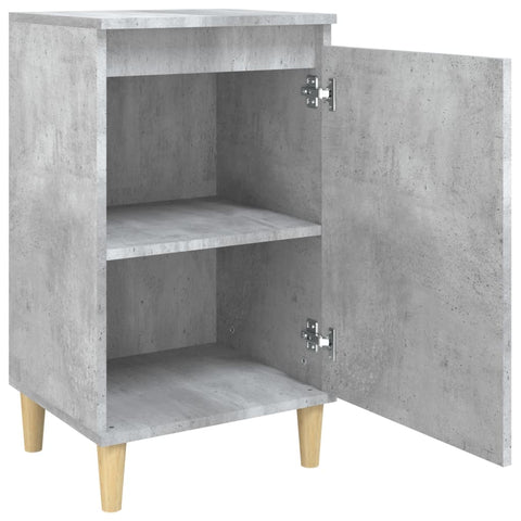 vidaXL Bedside Cabinets 2 pcs Concrete Grey 40x35x70 cm Engineered Wood