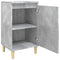 vidaXL Bedside Cabinets 2 pcs Concrete Grey 40x35x70 cm Engineered Wood