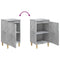 vidaXL Bedside Cabinets 2 pcs Concrete Grey 40x35x70 cm Engineered Wood