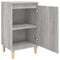 vidaXL Bedside Cabinets 2 pcs Grey Sonoma 40x35x70 cm Engineered Wood