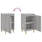vidaXL Bedside Cabinets 2 pcs Grey Sonoma 40x35x70 cm Engineered Wood