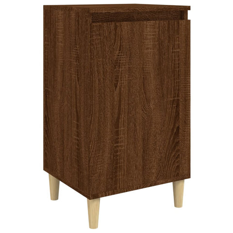 vidaXL Bedside Cabinet Brown Oak 40x35x70 cm Engineered Wood