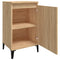 vidaXL Bedside Cabinets 2 pcs Sonoma Oak 40x35x70 cm Engineered Wood