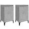 vidaXL Bedside Cabinets 2 pcs Concrete Grey 40x35x70 cm Engineered Wood