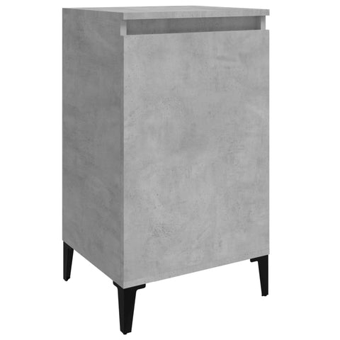 vidaXL Bedside Cabinets 2 pcs Concrete Grey 40x35x70 cm Engineered Wood