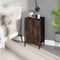 vidaXL Bedside Cabinet Smoked Oak 40x35x70 cm Engineered Wood