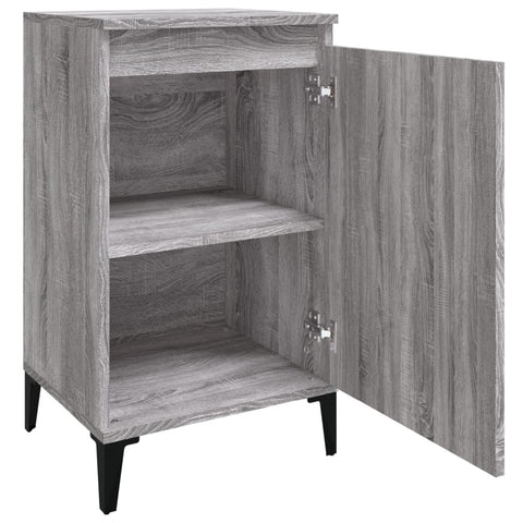 vidaXL Bedside Cabinet Grey Sonoma 40x35x70 cm Engineered Wood