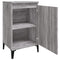 vidaXL Bedside Cabinet Grey Sonoma 40x35x70 cm Engineered Wood