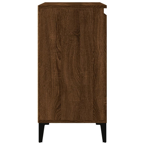 vidaXL Bedside Cabinets 2 pcs Brown Oak 40x35x70 cm Engineered Wood