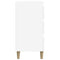 vidaXL Bedside Cabinet White 40x35x70 cm Engineered Wood